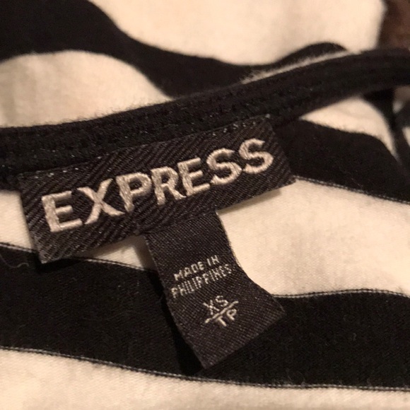 Express black and white top size XS - Picture 3 of 3